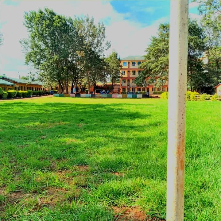 The sports ground at Tumaini Junior School